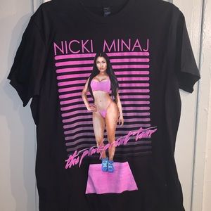 Nicki Minaj the pink print tour t shirt